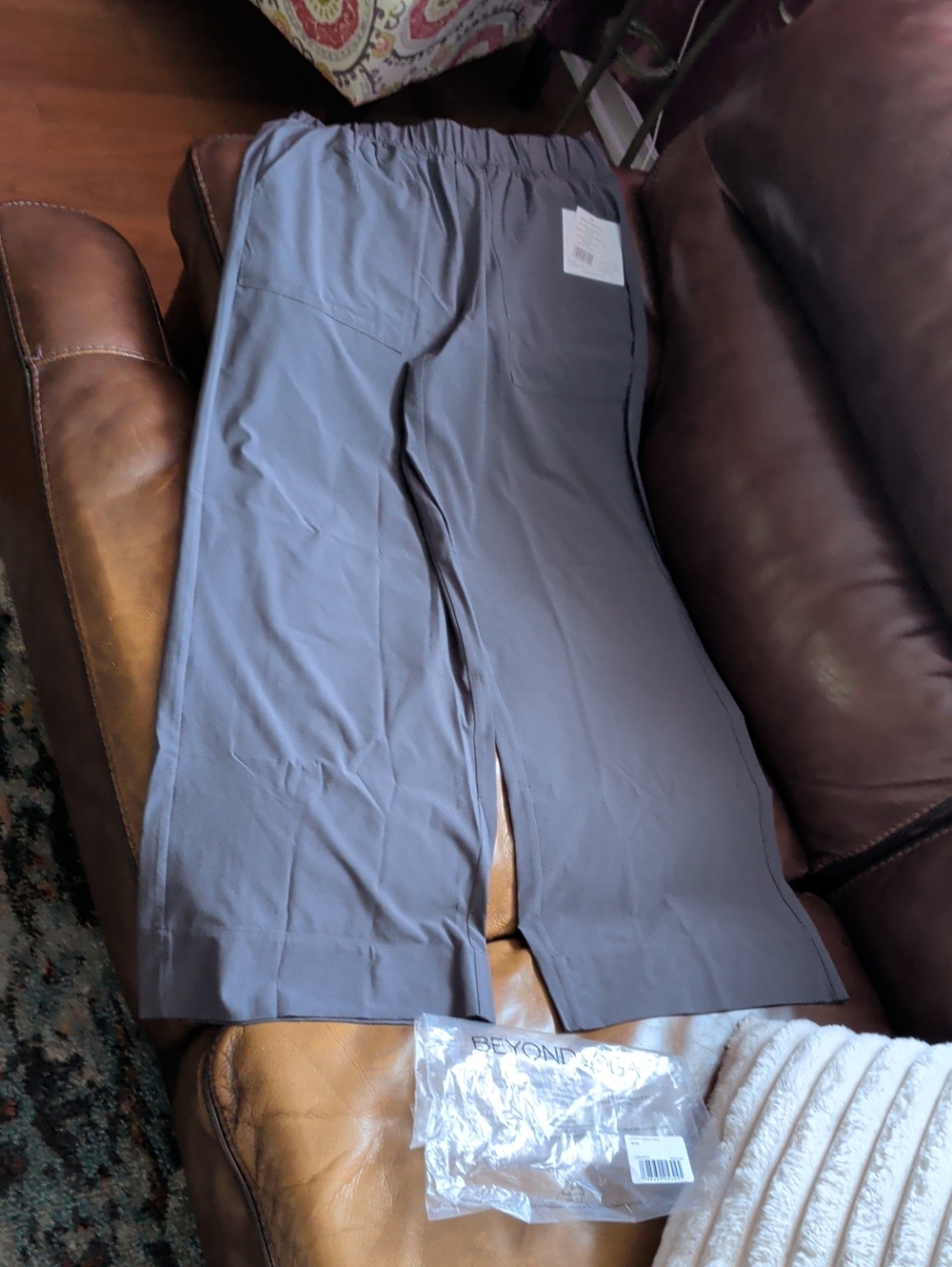 Beyond Yoga Easy Wide Leg Pant In Graphite Color, NWT, Medium